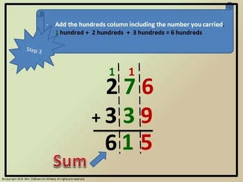 Examples for addition to 5