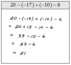 Examples for addition to 40