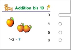 Beispiele für Addition und Subtraktion bis 10