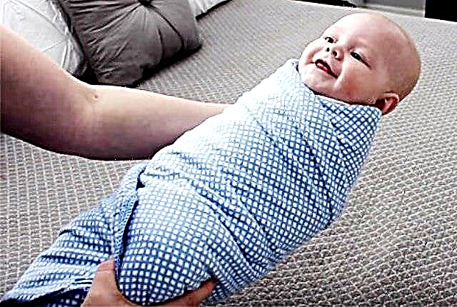 Sådan pakkes en baby ind i et tæppe - regler og retningslinjer