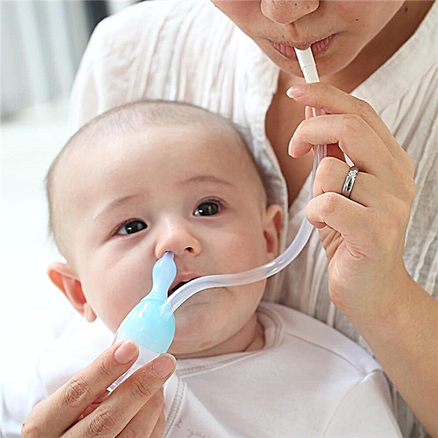 Sådan suges snot fra en baby - hvordan man fjerner den fra næsen