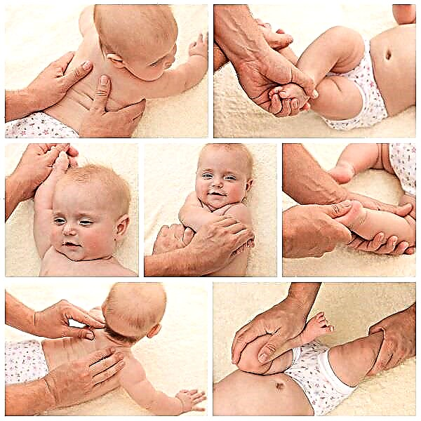 Massage til et barn, der er 5 måneder gammelt - hvordan man gør det rigtigt