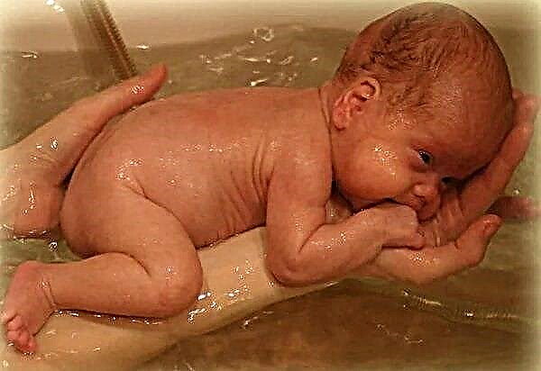 Wie man ein Neugeborenes beim Waschen hält