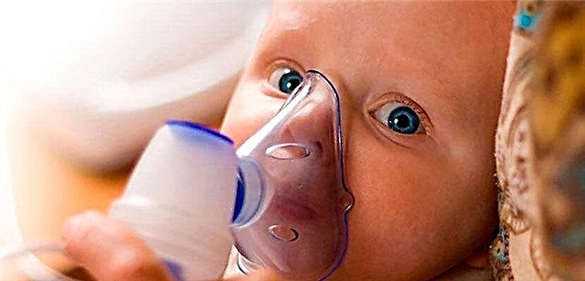 Inalazione con un raffreddore per un bambino - come respirare attraverso un nebulizzatore per un bambino