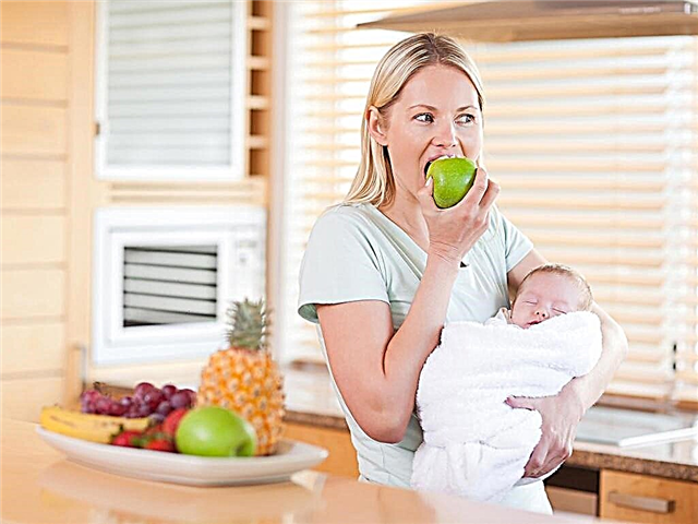 Hvilke frukter kan en ammende mor til en nyfødt baby den første måneden