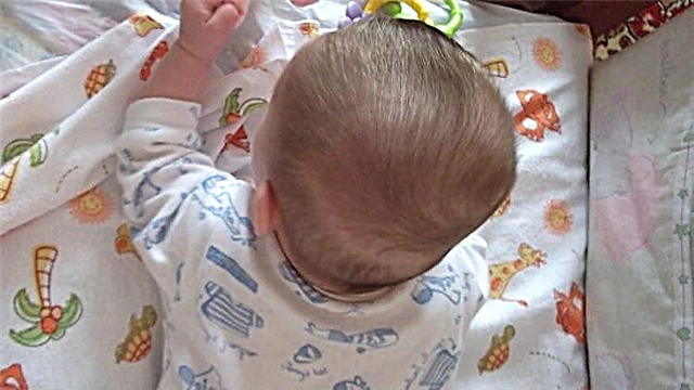 Parte de trás da cabeça em um bebê - como consertar