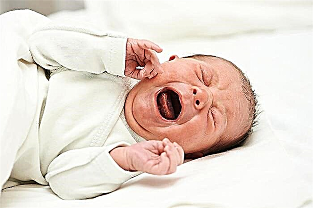 Why does a newborn cry when pooping