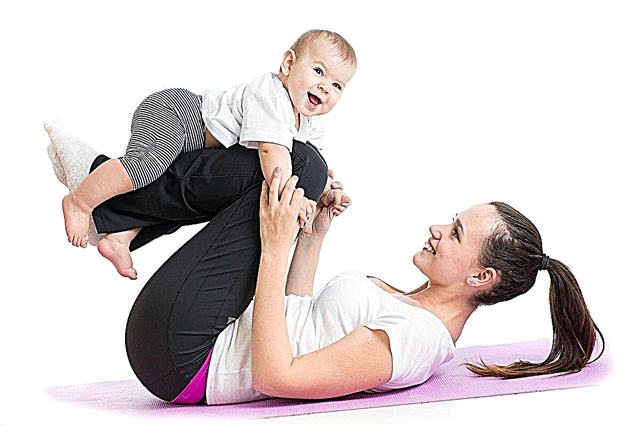 Übungen zur Stärkung der Arme und des Rückens des Babys 4-7 Monate