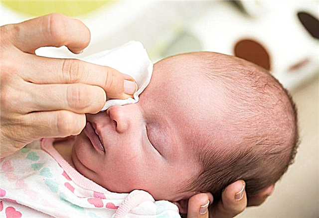 Hur man torkar ögonen på en nyfödd - grundläggande regler för ögonvård
