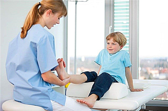Why does a child have leg pain after a high temperature?