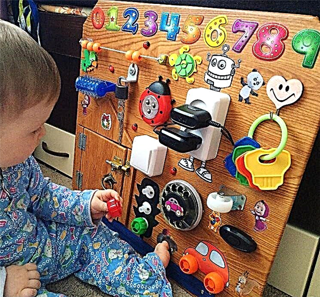Developing board for toddlers - making a play stand for a child