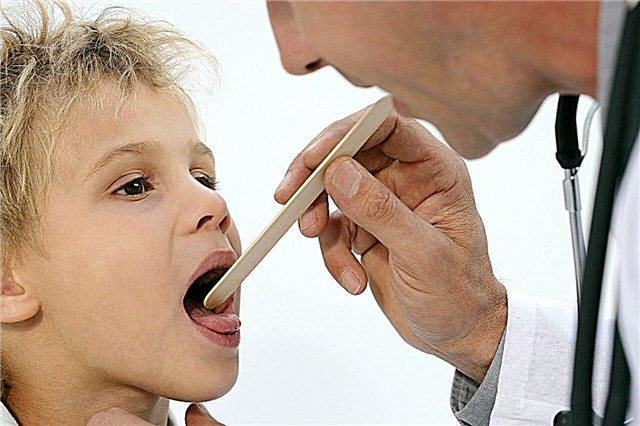 Hur ser en ont och hälsosam hals ut hos ett barn?