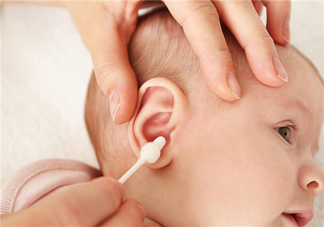 Hvordan rengjøre ørene til et nyfødt barn - riktig pleie i løpet av 1-3 måneder
