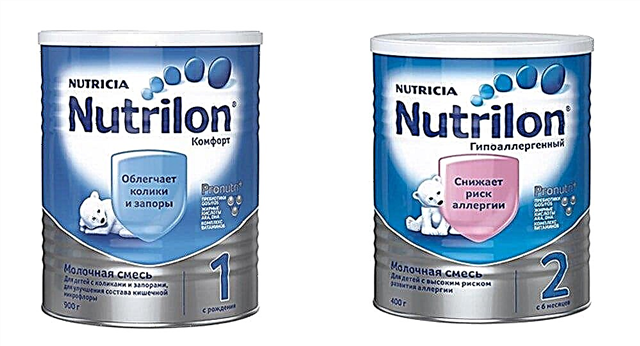 Barnelege om sammensetningen og fordelene med Nutrilon-blandinger