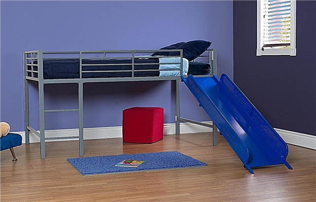 एक स्लाइड के साथ बच्चों के बिस्तर