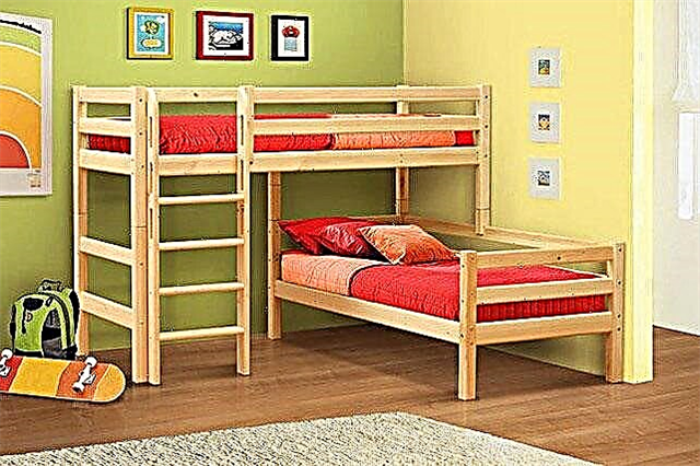 Corner bunk beds for children