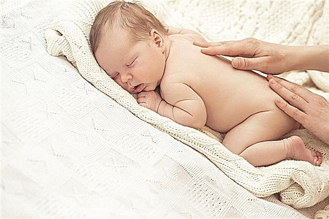Colic in the abdomen of a child