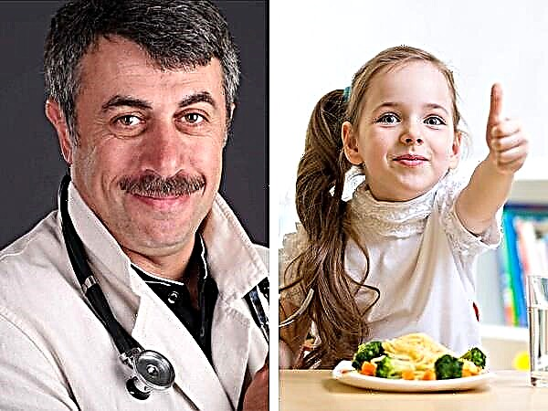 어린이 영양에 관한 Komarovsky 의사