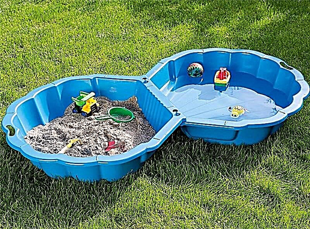 Escolhendo uma piscina com sandbox para crianças