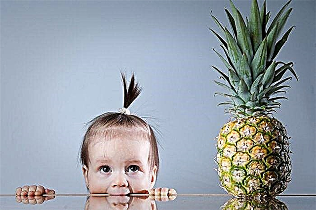 At what age can a child be given pineapple?