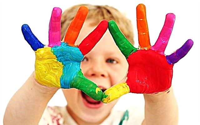 Farby na prsty: výhody a vlastnosti použitia