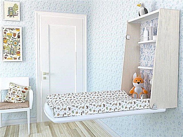 Choosing a wall-mounted changing table