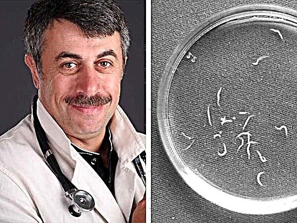 Doktor Komarovsky mengenai cacing kremi dan parasit lain