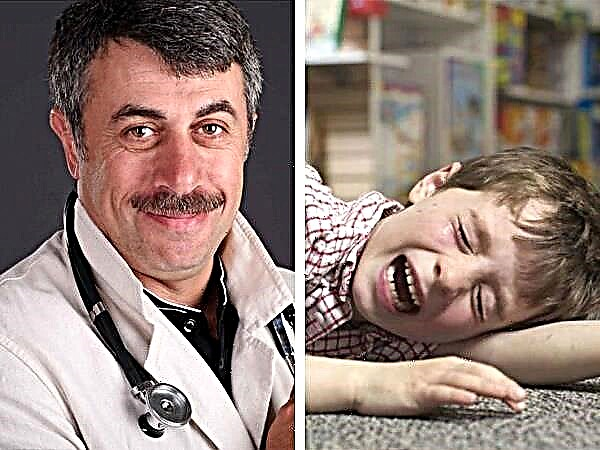 Doktor Komarovsky o tem, kaj storiti, če otrok udari z glavo v stene in tla