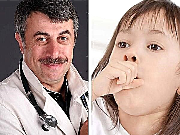 Il dottor Komarovsky sulla groppa nei bambini