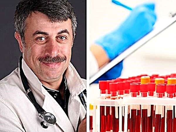 혈액 검사에 관한 Komarovsky 의사