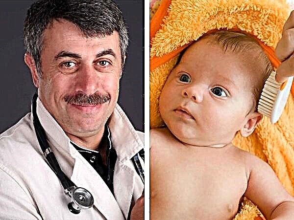 Doktor Komarovsky darüber, warum Krusten auf dem Kopf eines Babys erscheinen und was damit zu tun ist
