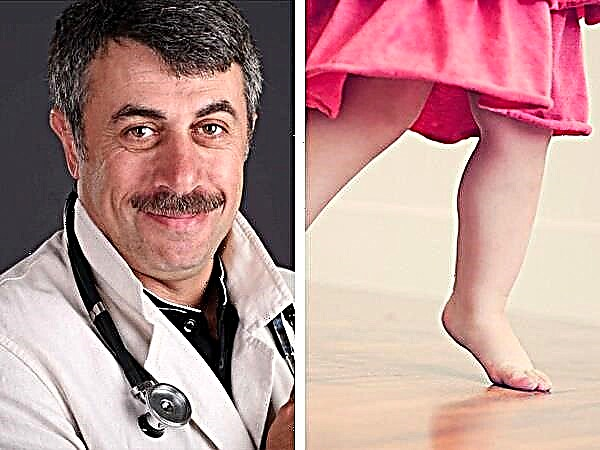 Lääkäri Komarovsky miksi lapsi kävelee varpaissa