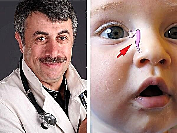 Bác sĩ Komarovsky về cách xoa bóp tuyến lệ ở trẻ sơ sinh
