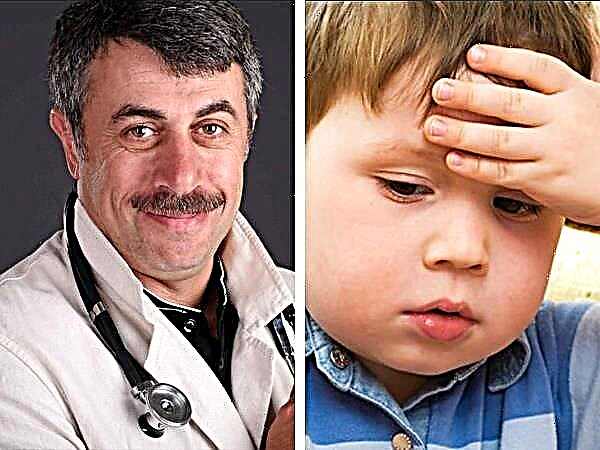 Doktor Komarovsky mengenai apa yang harus dilakukan sekiranya kanak-kanak memukul kepalanya