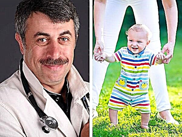 Dokter Komarovsky over hoe je een kind kunt leren zelfstandig te lopen