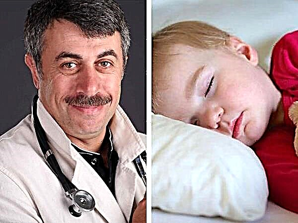 Doktor Komarovsky om varför ett barn svettas under sömnen