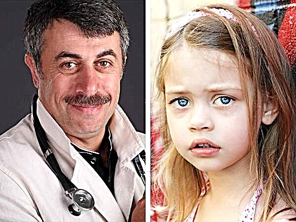 Dokter Komarovsky over blauwe plekken onder de ogen van een kind