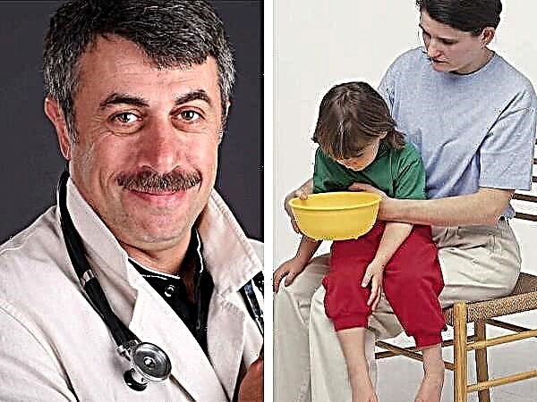 Dokter Komarovsky: apa yang harus dilakukan jika seorang anak muntah