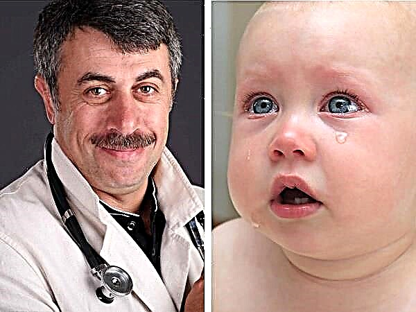 Tohtori Komarovsky: mitä tehdä, jos vauva putosi sängystä?