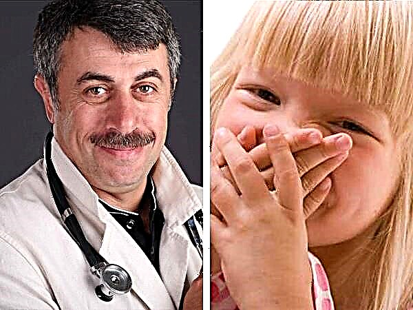 Doktor Komarovsky mengenai bau dari mulut kanak-kanak