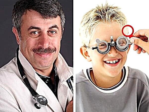 Tiến sĩ Komarovsky về chứng loạn thị ở trẻ em 