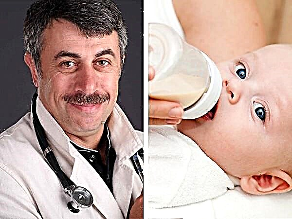 어린이의 인공 수유에 관한 Komarovsky 의사