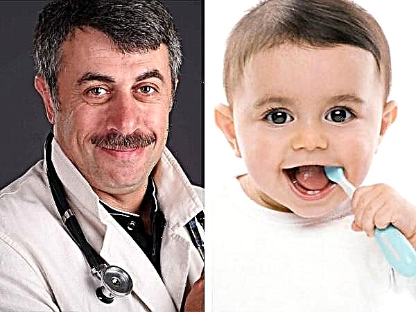 Læge Komarovsky om tænder hos børn