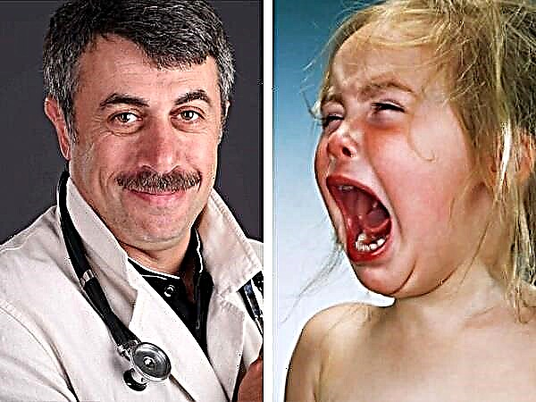 Doutor Komarovsky sobre histeria em uma criança