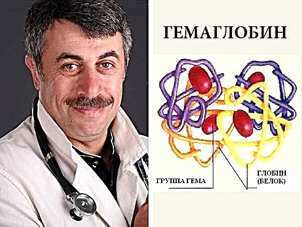 Læge Komarovsky om hæmoglobin hos børn