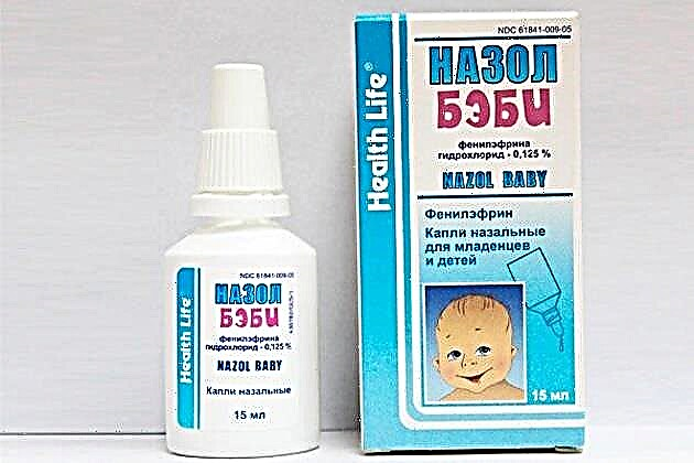 Nazol Baby para crianças: instruções de uso 