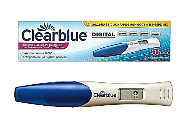 Thử nghiệm mang thai kỹ thuật số Clearblue với chỉ báo mang thai