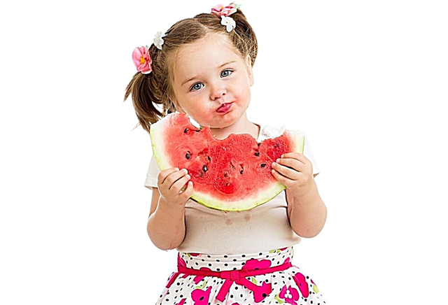 At what age can a child be given a watermelon?