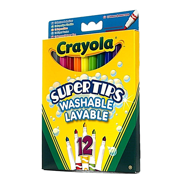 Crayola barnemarkører: fordeler og ulemper