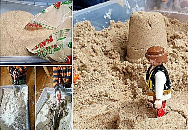 Як зробити кінетичний пісок в домашніх умовах?